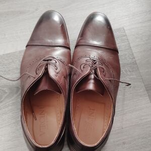Te Verde Dark Brown Leather Oxfords